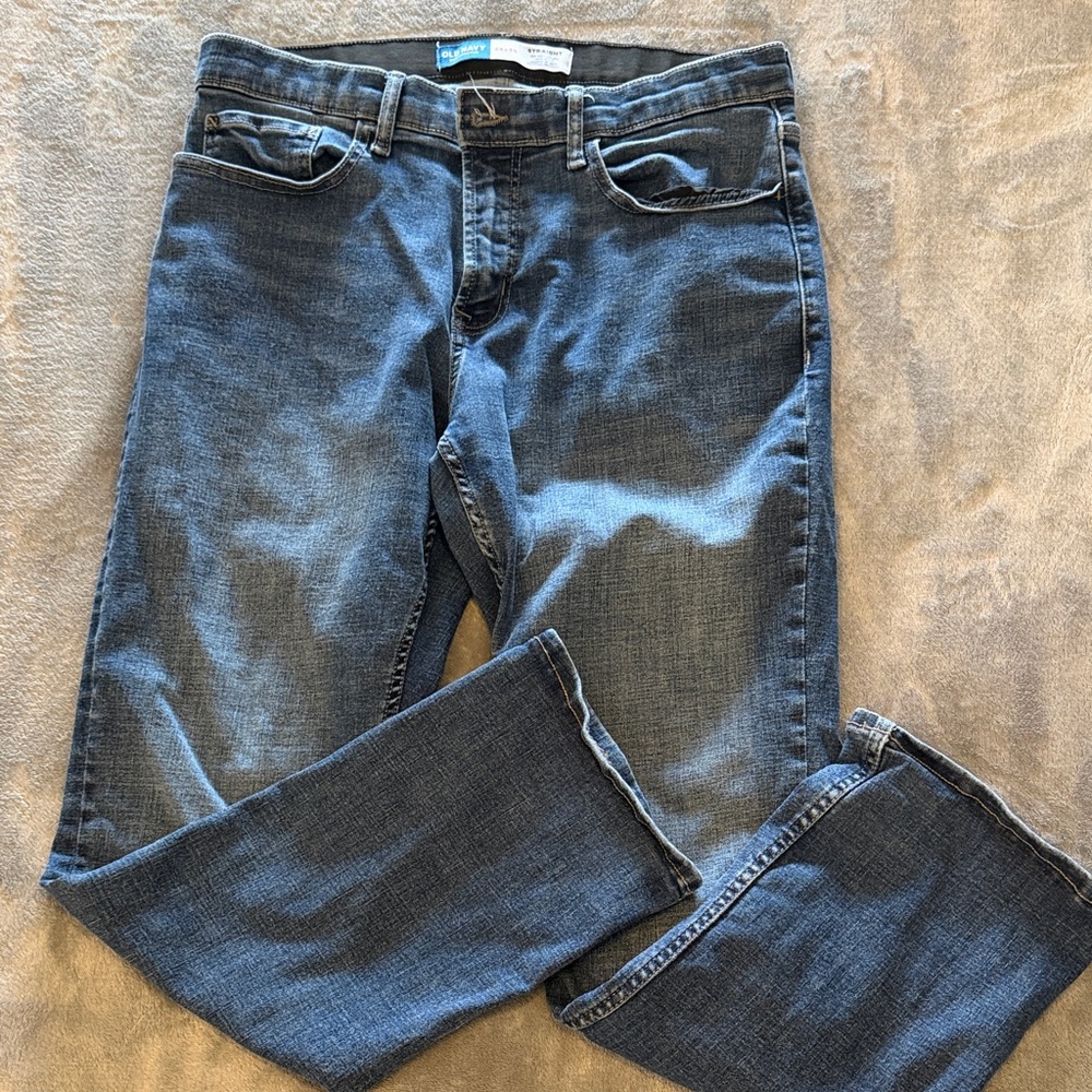Men’s Old Navy 34x30 Straight Blue Denim Jeans